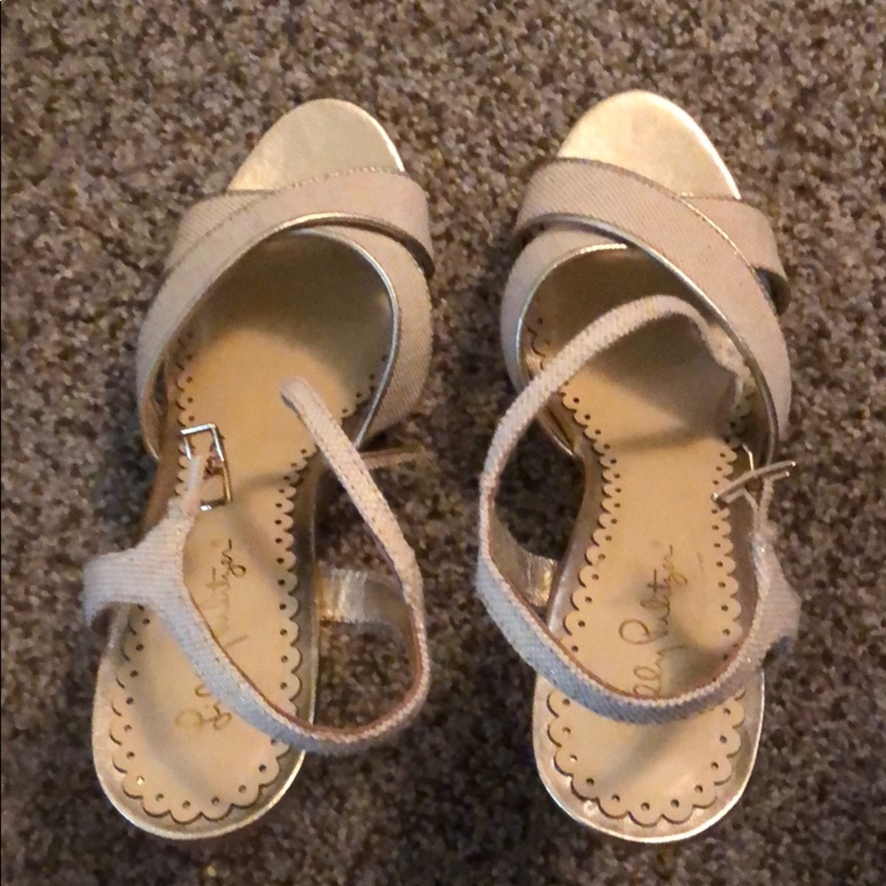 EUC Lilly Pulitzer Wedges